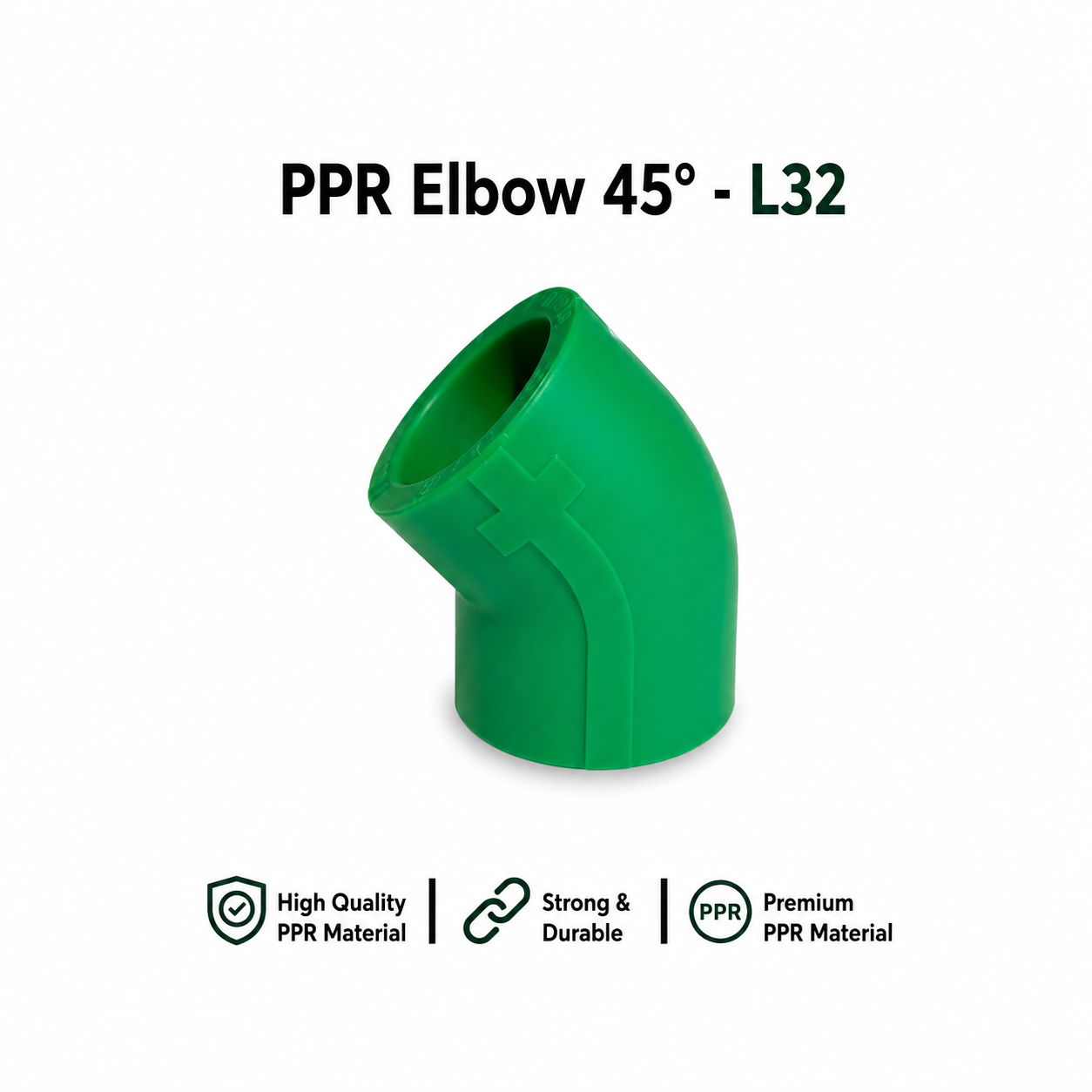 PP-R Elbow 45° - L32
